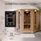 Steamspa 5-Person Carbon FAR Infrared Hemlock Wooden Indoor Sauna Room with LED Touch Control Panel SC-SS0010-0S - alternate 9